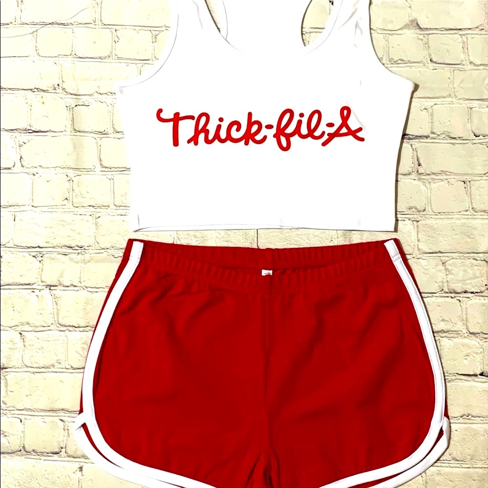 THICK FILA RACER BACK TOP SET